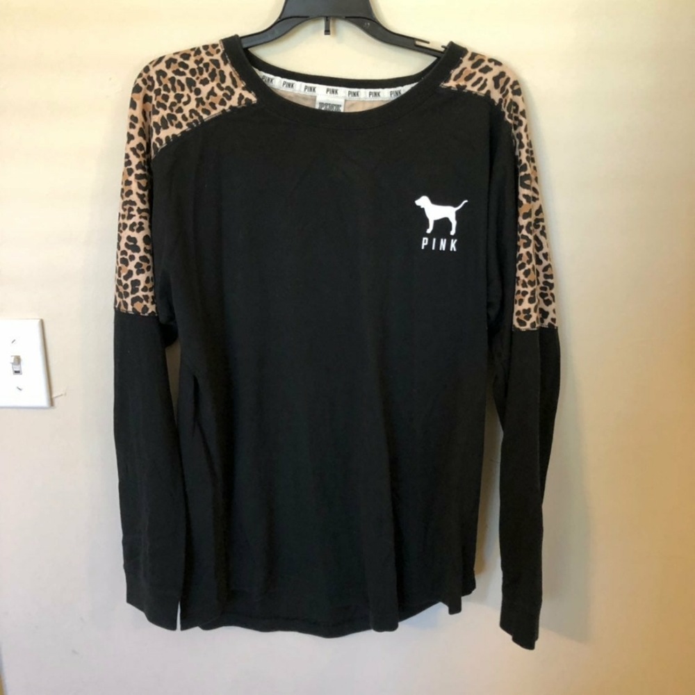PINK LONG SLEEVE SHIRT CHEETAH